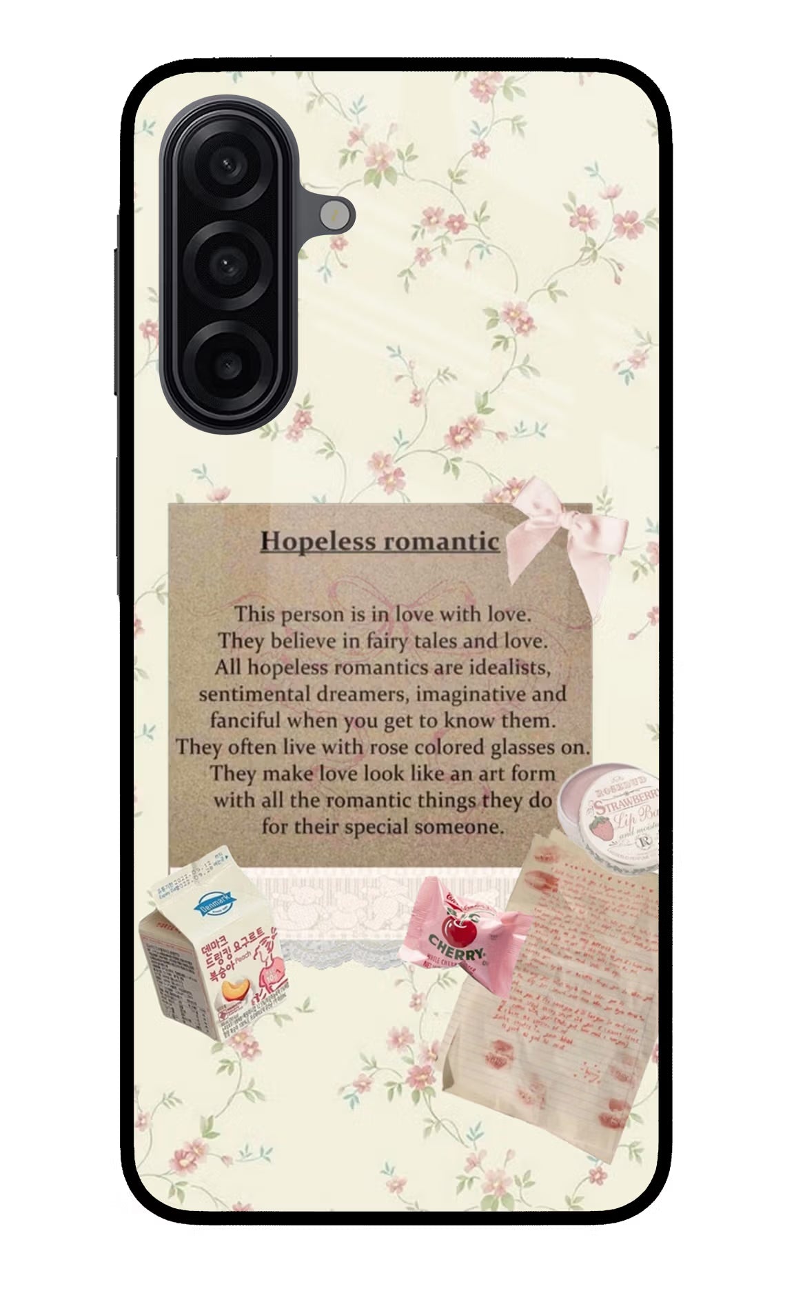 Hopeless Romantic Samsung A17 5G Glass Case
