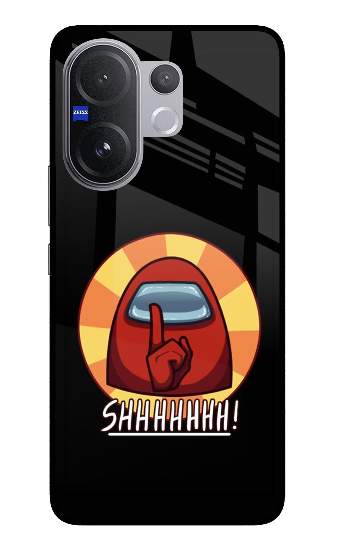 Among Us Shhh! Vivo V60 5G Glass Case