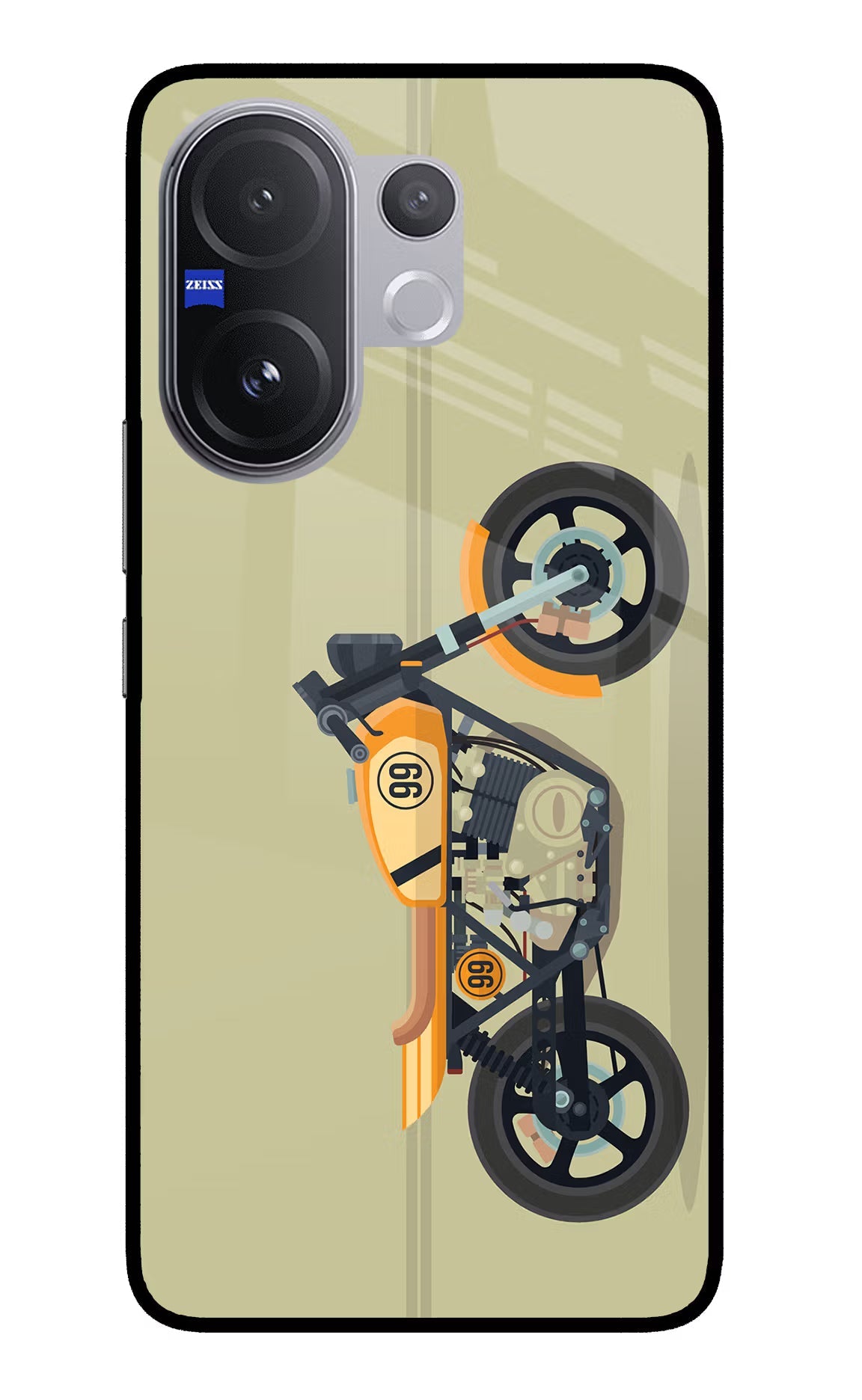 Vertical Speedster Vivo V60 5G Glass Case