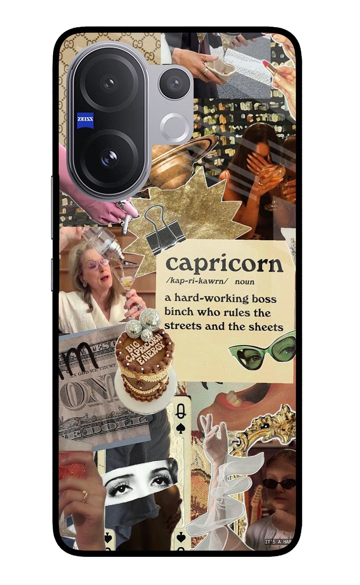 Capricorn Zodiac Vivo V60 5G Back Cover