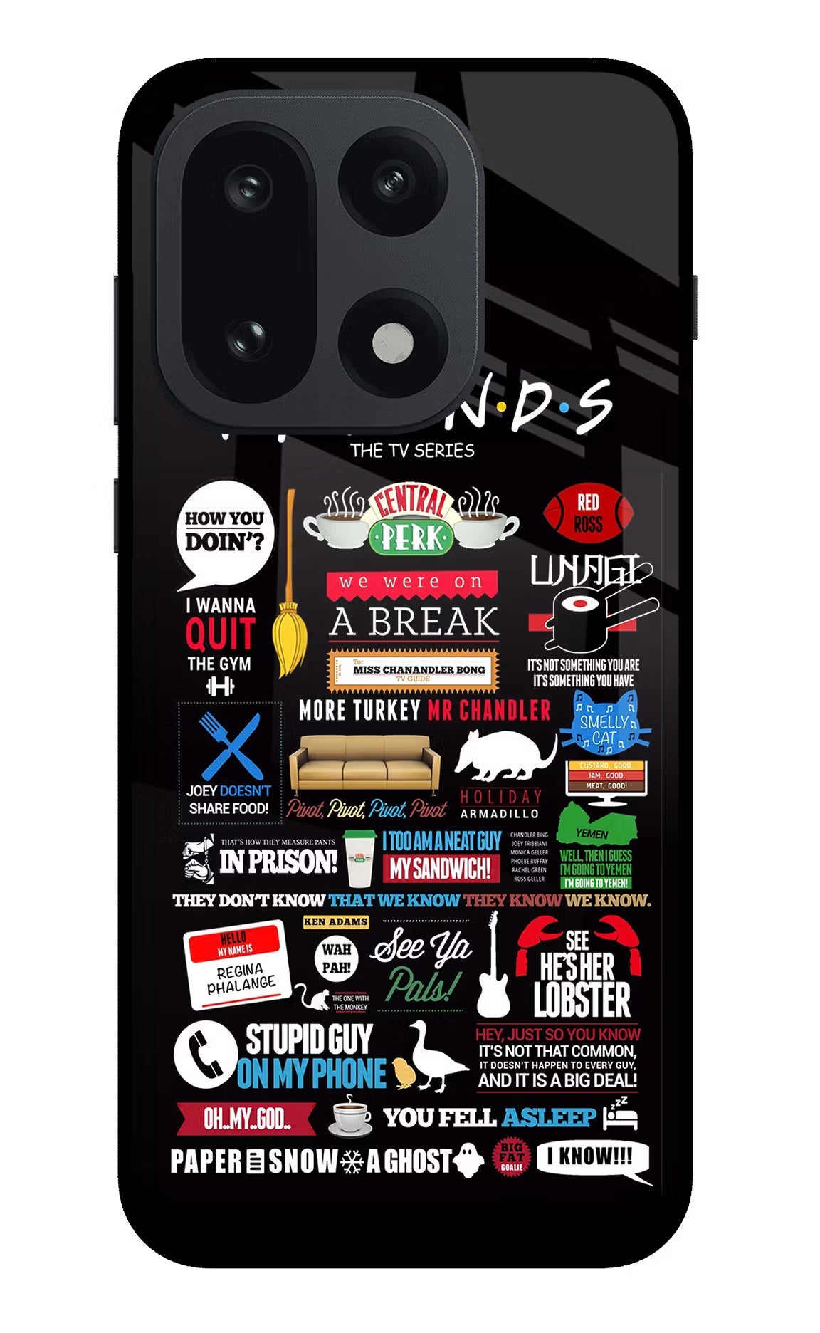 FRIENDS OnePlus 15 Glass Case