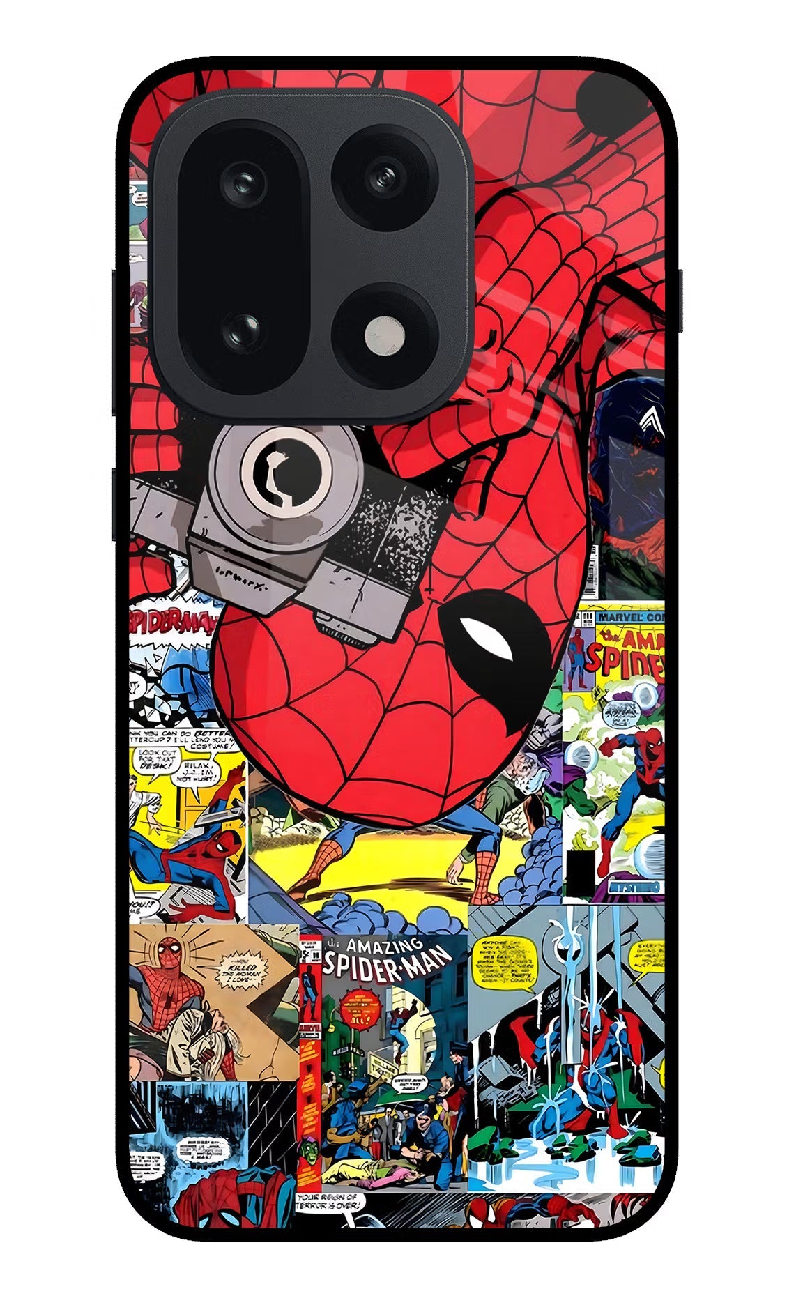Spider Man OnePlus 15 Glass Case
