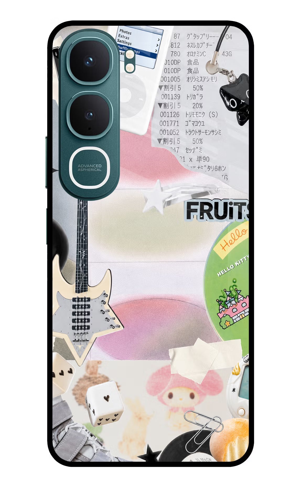 Softcore Case Vivo Y31 5G Back Cover Glass Case - Hello Swanky