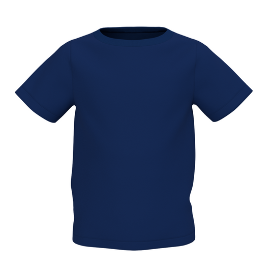 Bulk Unisex Navy Blue Kid's T-Shirts