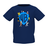 WB Graphic Kidƒ??s Navy Blue Printed T-Shirt
