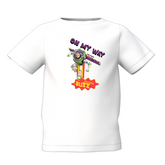 Buy On My Way Kids T-Shirt ƒ?? Trendy White Kids T-Shirts