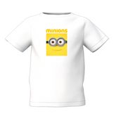 Minions Cartoon Graphic Kid’s White Printed T-Shirt