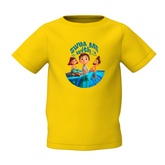 Swim With Me Graphic Kidƒ??s Yellow Printed T-Shirt