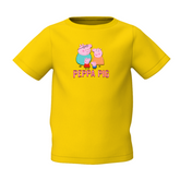 Peppa Pig Graphic Kid’s Yellow Round Neck Printed T-Shirt