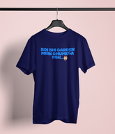 Garden Me Ghumega Toh Unisex Navy Blue Round Neck T-Shirt
