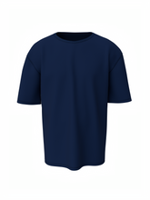 Bulk Unisex Navy Blue Oversized T-shirt