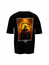 Sankatmochan Spiritual Black Oversized Unisex T-Shirt