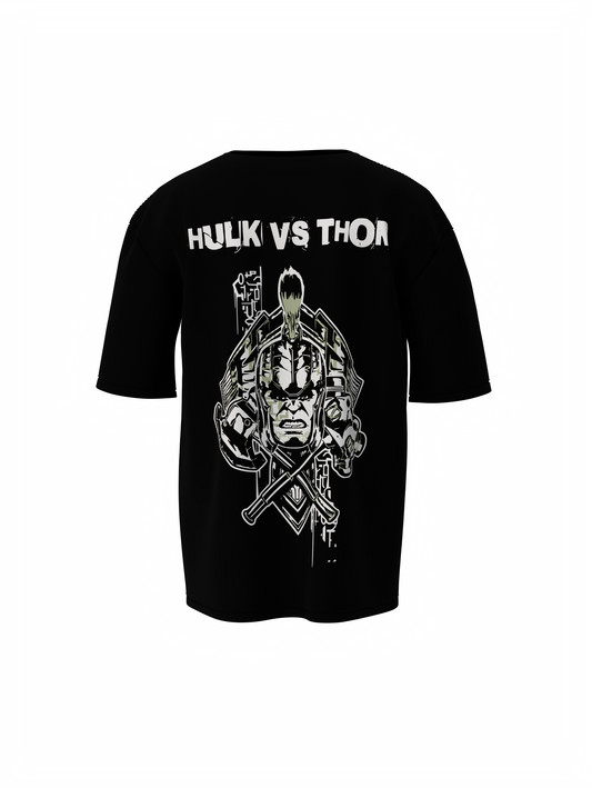 Hulk Vs Thor Oversized T-Shirt