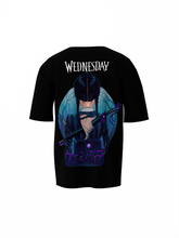 Wednesday Addams Graphic Oversized T-Shirt