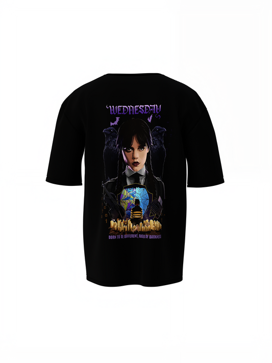 WednesDay Oversized Black T-shirt