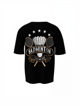 Badminton Tagline Oversized T-Shirt
