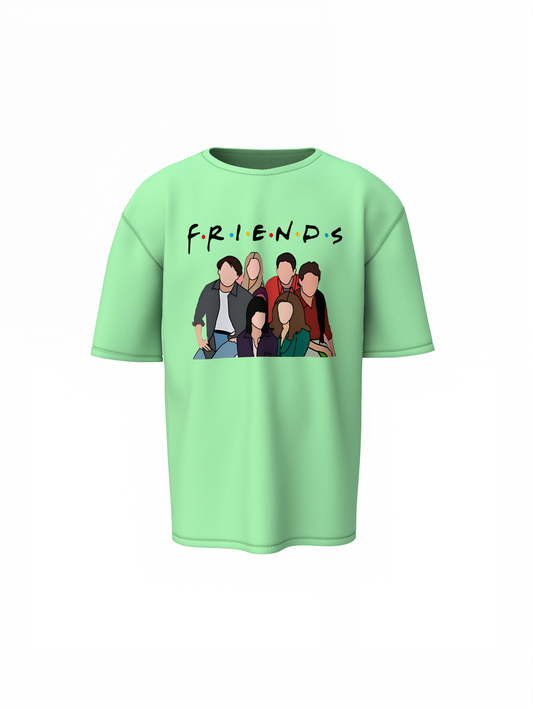 Friends Graphic Oversized T-Shirt