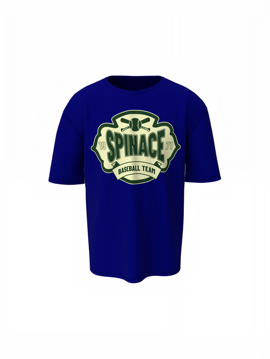 Baseball Spinace Oversized T-Shirt
