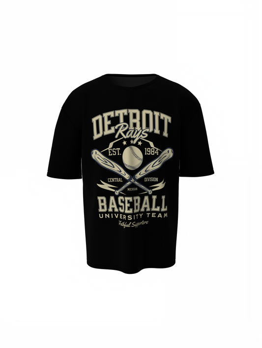 Baseball Detroit Oversized T-Shirt