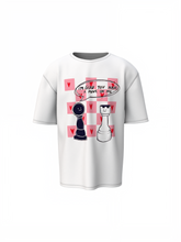 Chess Graphic Oversized T-Shirt