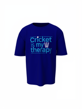 Cricket Is My Therapy Oversized T-Shirts