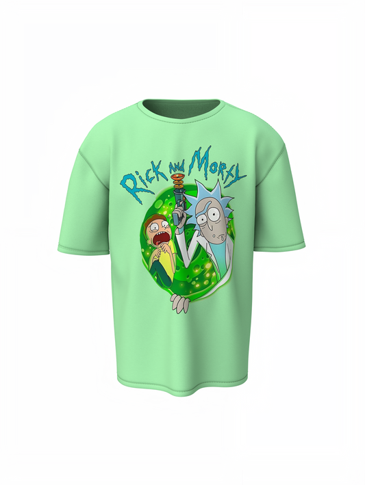 Rick And Morty Oversized T-Shirts