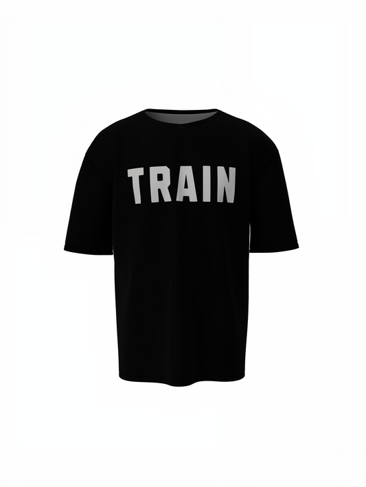 Squattian Train Oversized T-Shirts