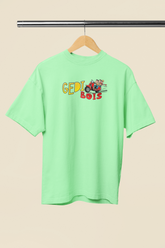 Gedi Bois Graphic Saga Green Oversized Unisex T-Shirt