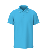 Solid Unisex Premium Sky Blue Polo T-Shirt