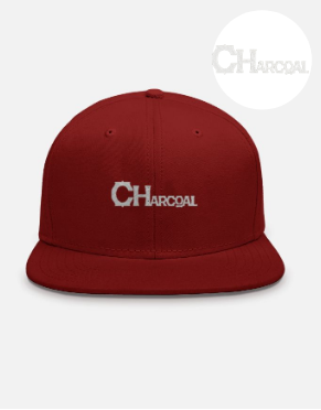 Charcoal Embroidered Streetwear Cap