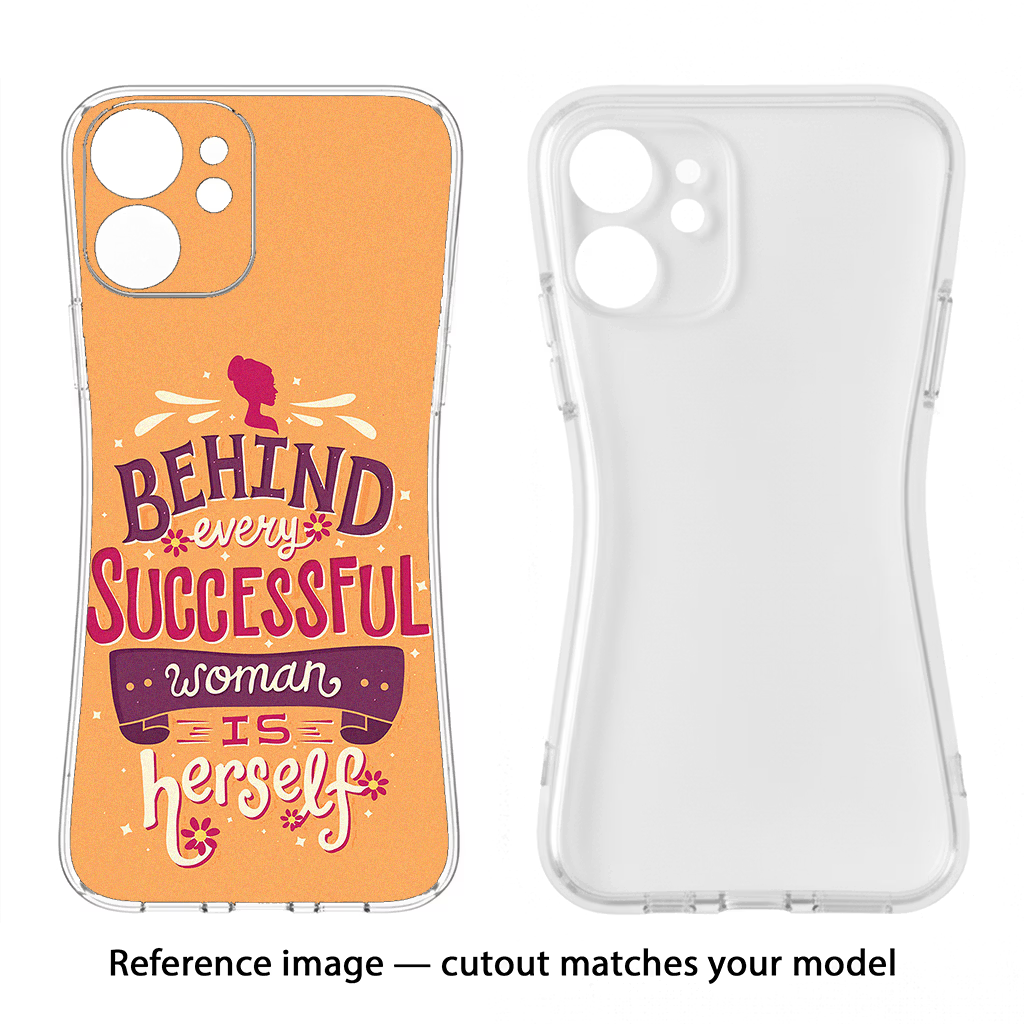 Behind Every Successful Woman There Is Herself Samsung A55 5G Back Cover
