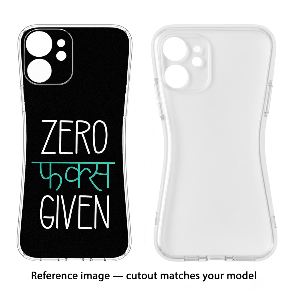 Zero Fucks Given Vivo Y27 Back Cover
