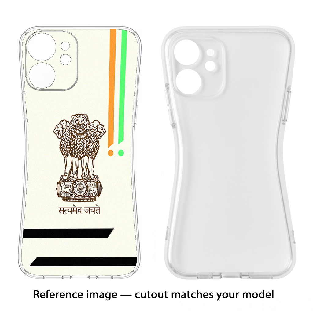 Satyamev Jayate Brown Logo Nothing Phone 3a Pro Back Cover