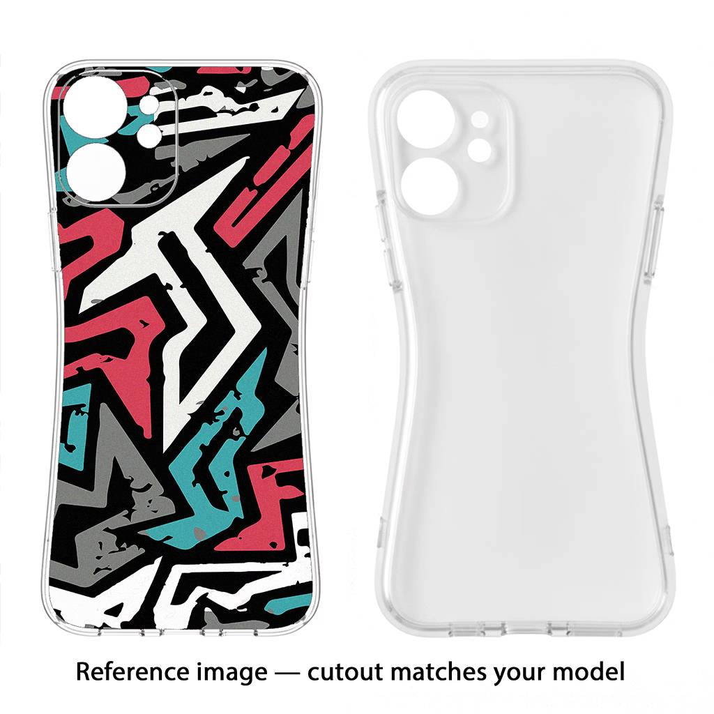 Geometric Graffiti Vivo Y35 Back Cover
