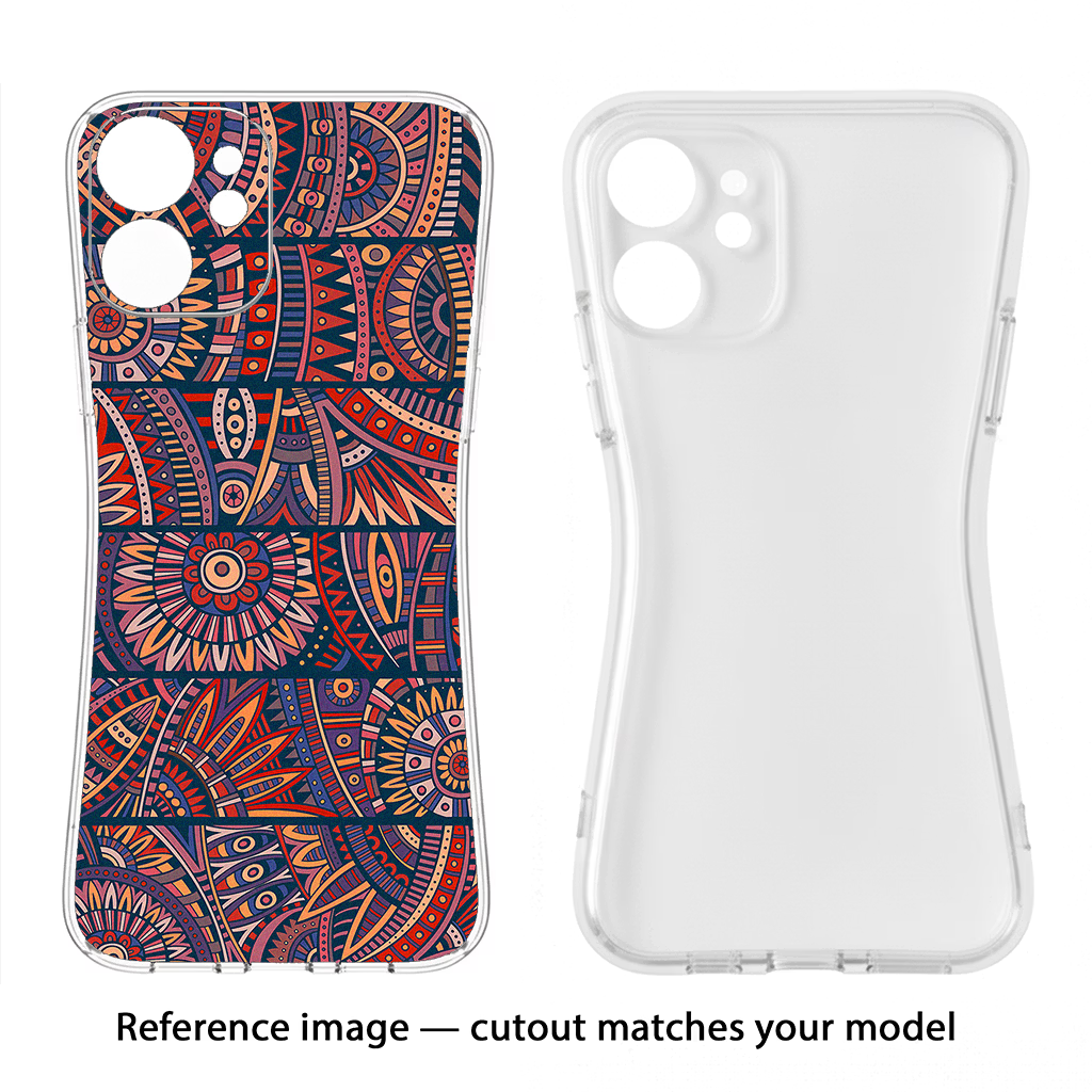 African Culture Design Vivo Y35 Back Cover