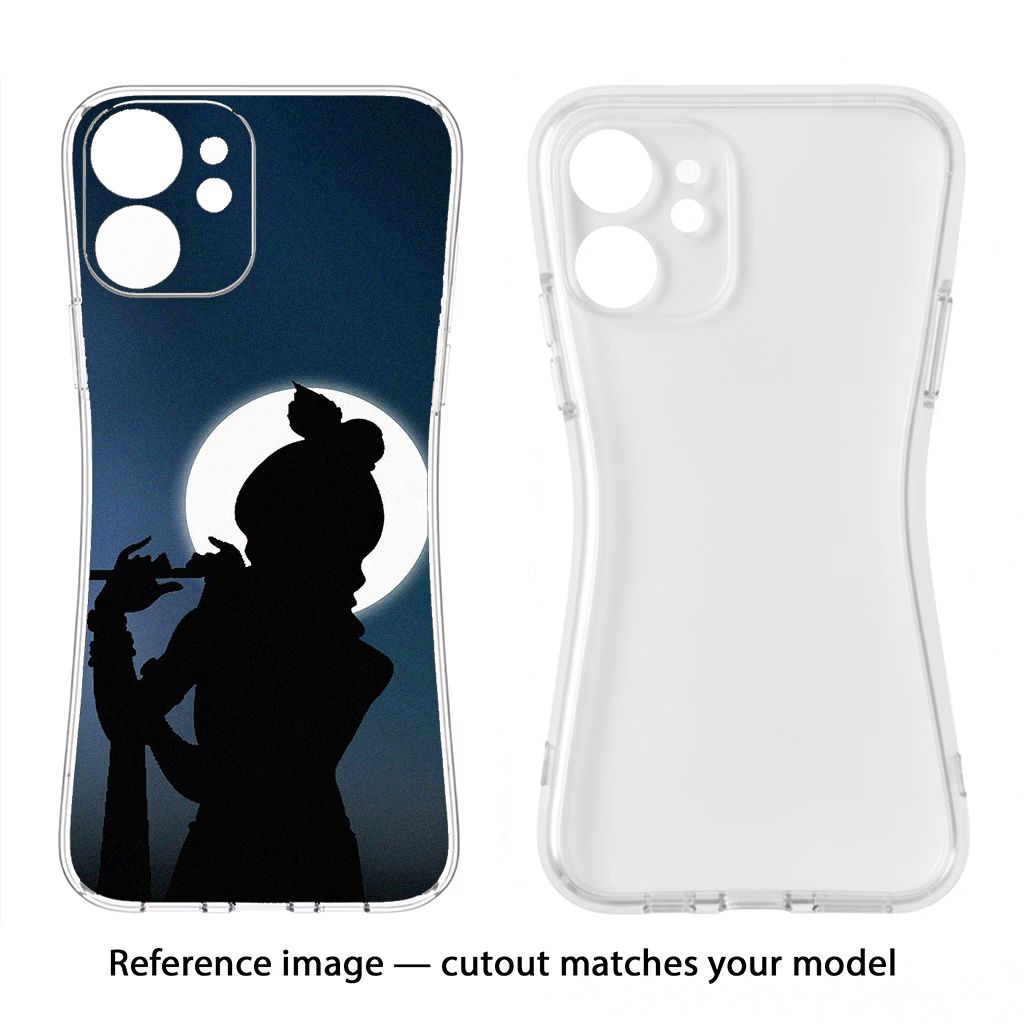 Shri Krishna Silhouette Vivo Y35 Back Cover