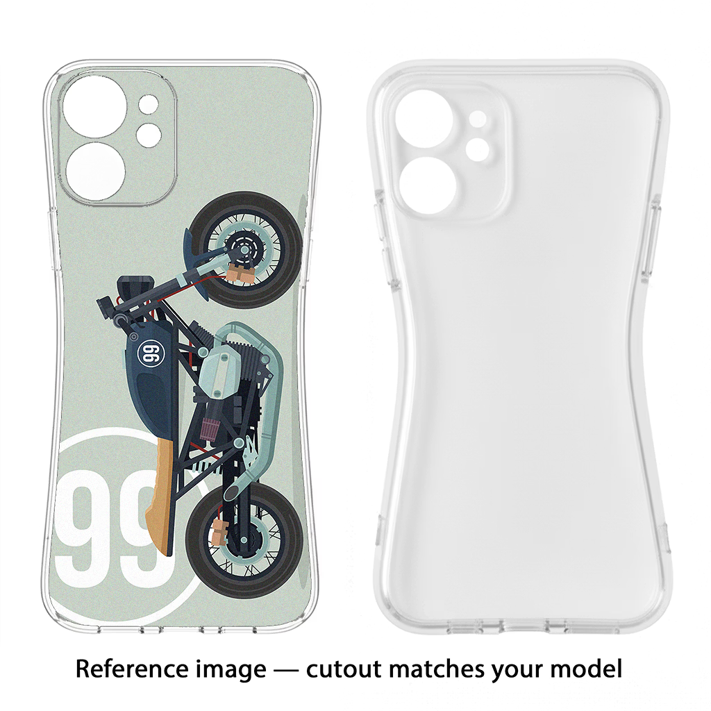 Classic Cafe Racer 99 Vivo Y35 Back Cover