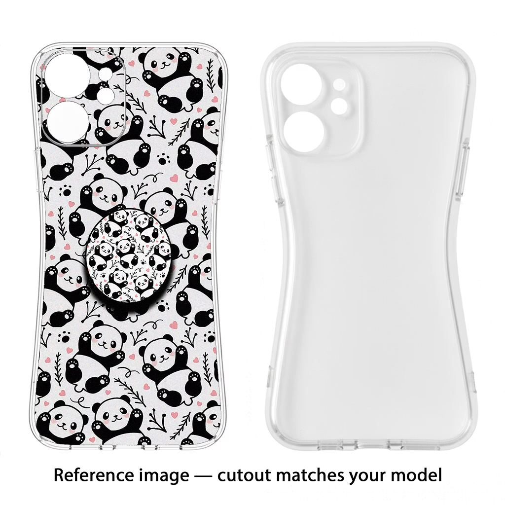 Cute Panda Vivo X200 FE Pop Case