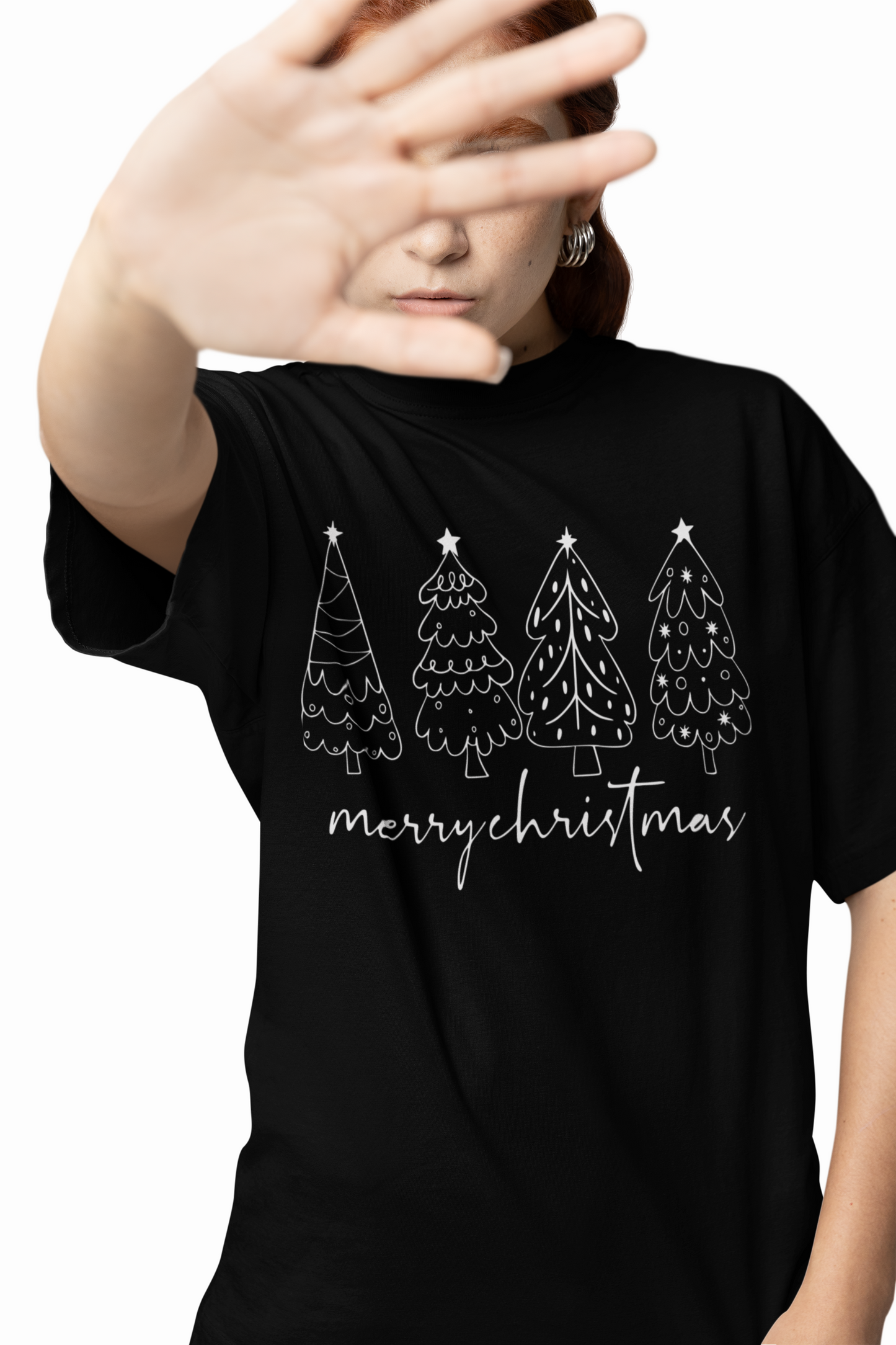 Merry christmas Oversized T-Shirts, Festive Streetwear Style