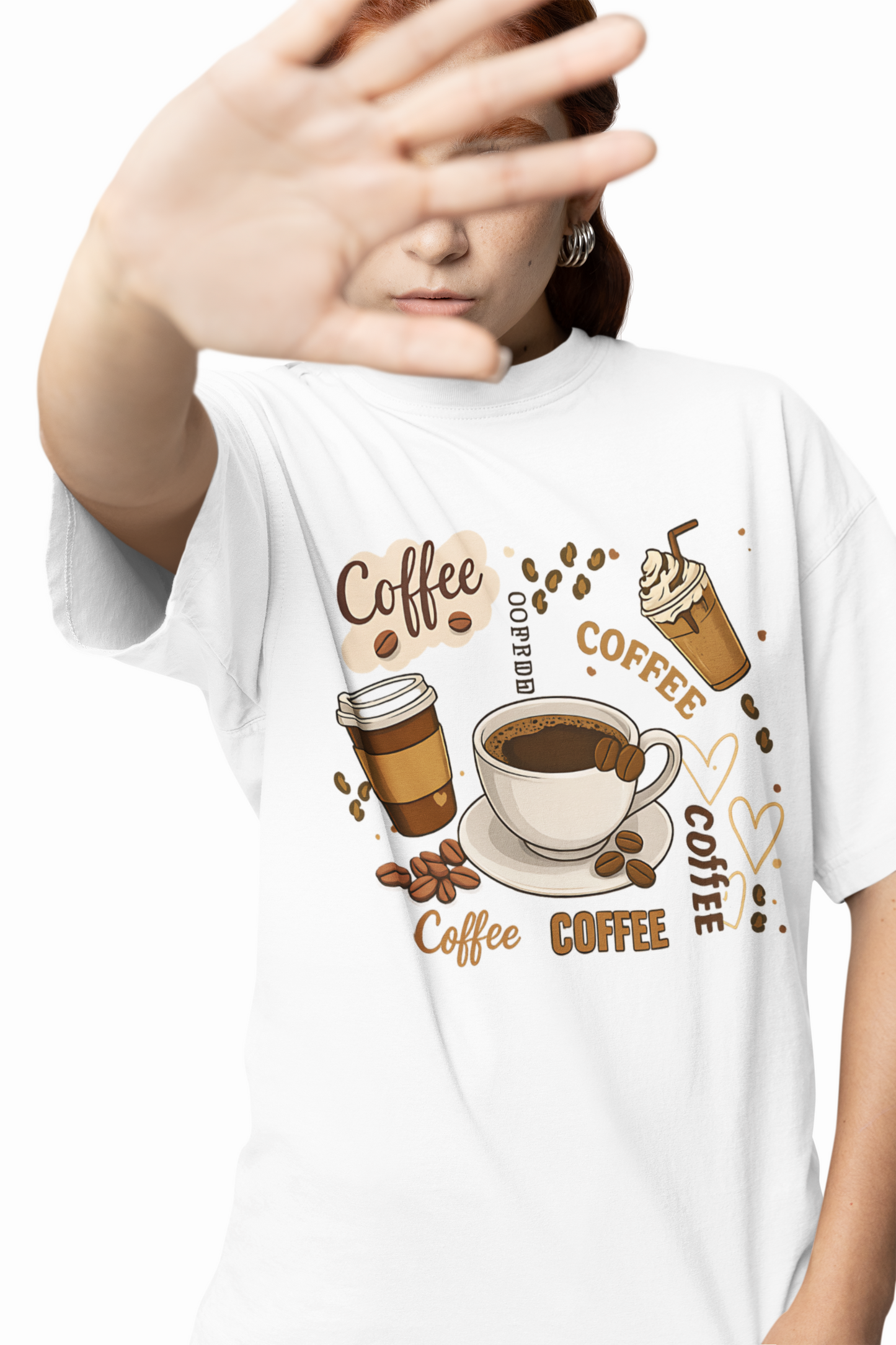 Coffee Love Oversized T-Shirts