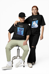 Toothless & Light Fury Oversized T-Shirts
