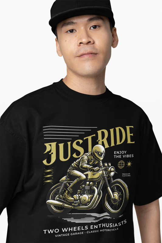 Just Ride Oversized T-Shirts