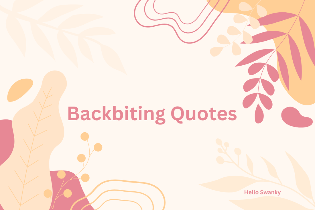 Backbiting Quotes