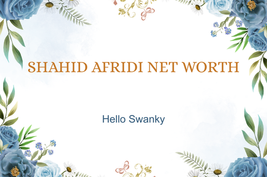 Shahid Afridi Net Worth