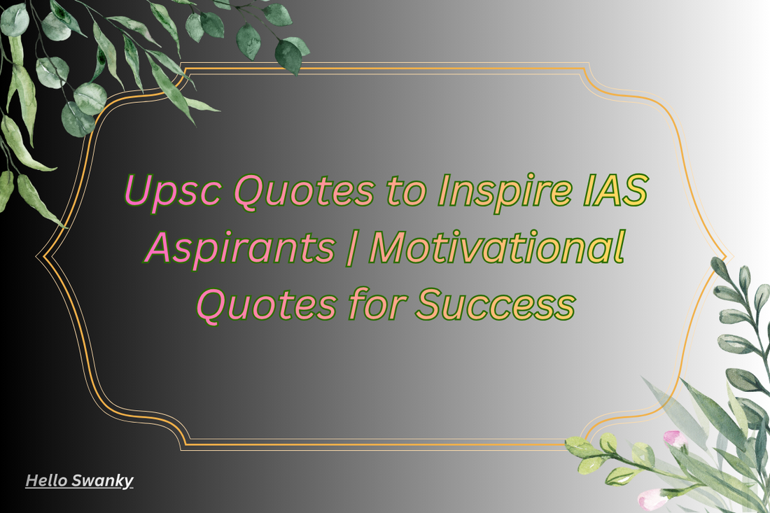 Upsc Quotes