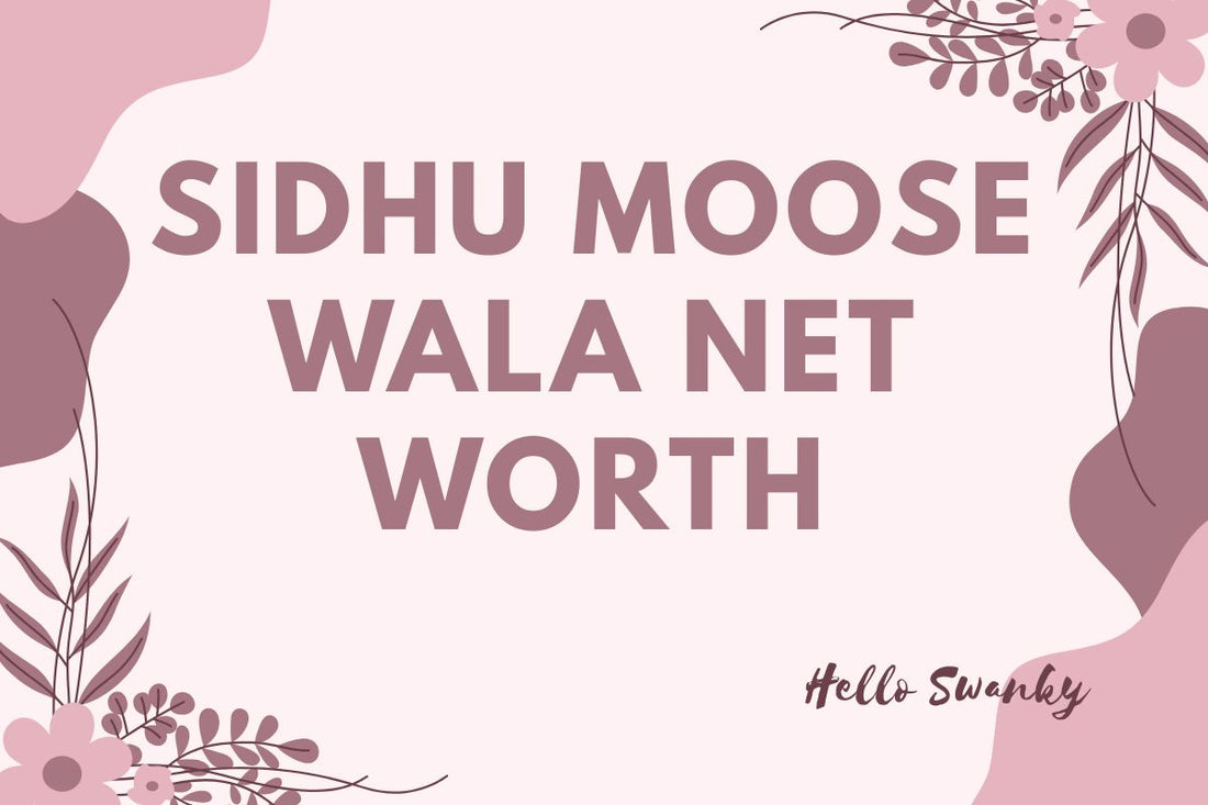 Sidhu Moose Wala Net Worth