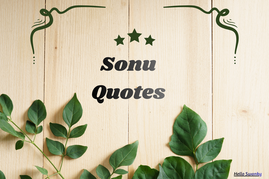 Sonu Quotes