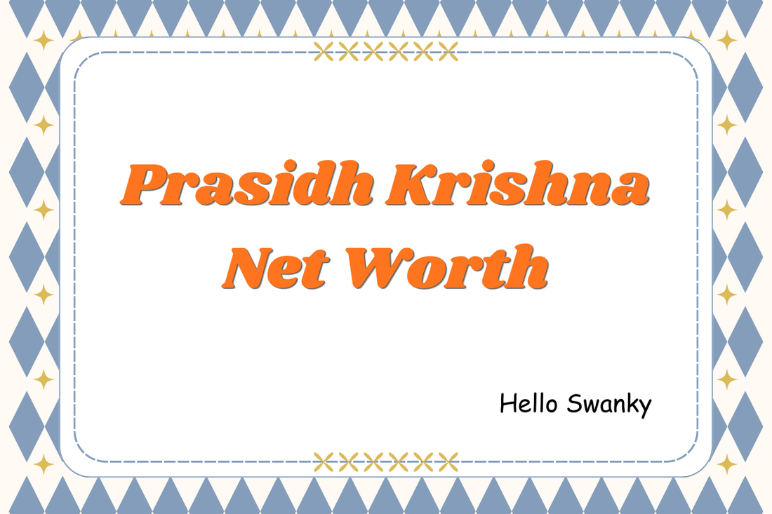 Prasidh Krishna Net Worth