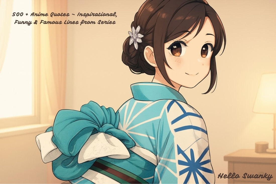 500 + Anime Quotes – Inspirational, Funny & Famous Lines from Series