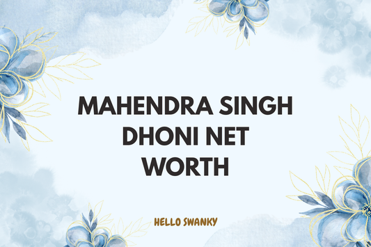 Mahendra Singh Dhoni Net Worth